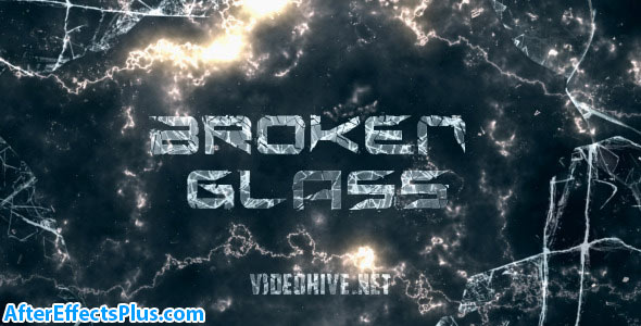 پروژه افتر افکت تریلر شیشه شکسته - Broken Glass Trailer