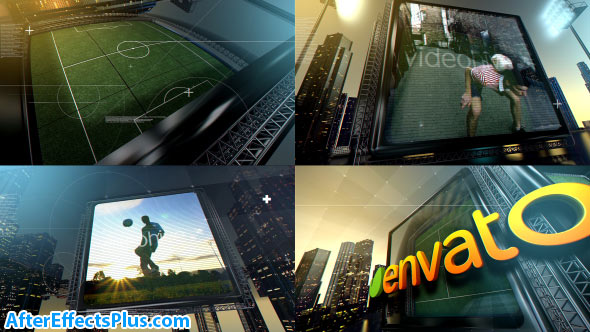 پروژه افتر افکت اینترو شهر فوتبال - Videohive Soccer City