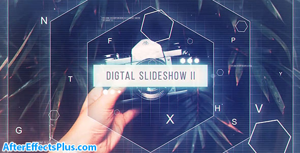 پروژه افتر افکت اسلایدشو دیجیتال چند منظوره - Videohive Digital Slideshow