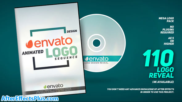 پروژه افتر افکت پکیج 110 لوگو متحرک - Videohive 110 Logo Pack