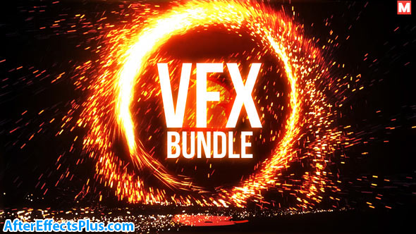 پروژه افتر افکت نمایش لوگو آتش بازی و پکیج جلوه های ویژه - Portal Logo VFX Bundle