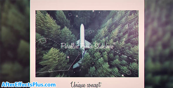 پروژه افتر افکت اسلایدشو پارالاکس فریم دار - Parallax Frame Slideshow