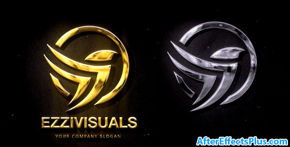 دانلود پروژه افتر افکت نمایش لوگو نقره ای و طلایی - Silver & Gold Logo Reveal 2