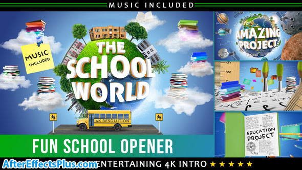 پروژه افتر افکت اینترو مدرسه و آموزشی - Videohive School Education Opener