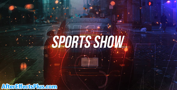 پروژه افتر افکت اینترو ورزشی چند منظوره - Simple Sports Show