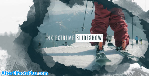 پروژه افتر افکت اسلایدشو جوهری حرفه ای - Ink Extreme Slideshow