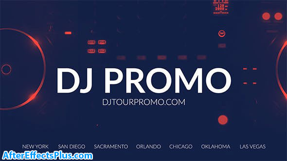پروژه افتر افکت تیزر تبلیغاتی دی جی - DJ Promo