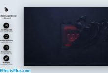 دانلود پروژه افتر افکت نمایش لوگو در تاریکی - Dark Tear Logo Reveal
