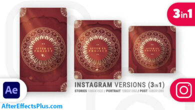 پروژه افتر افکت اینترو و افتتاحیه ماه رمضان - Instagram Ramadan Intro Ramadan Opener